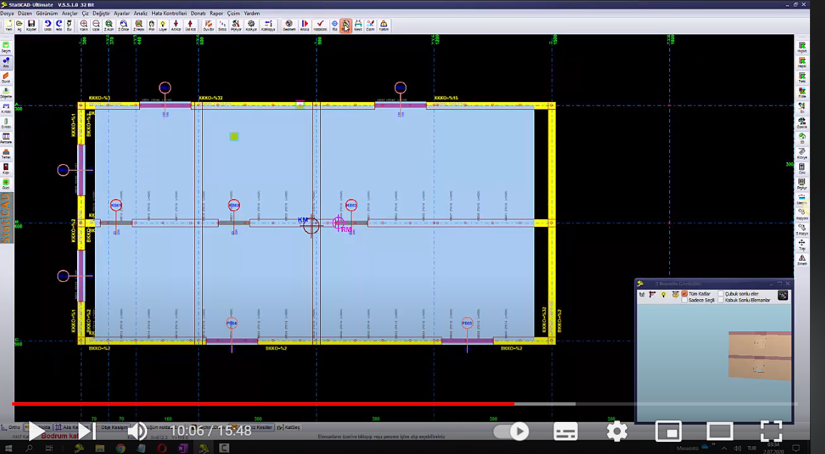 Modeling a Building with Reinforced Panels